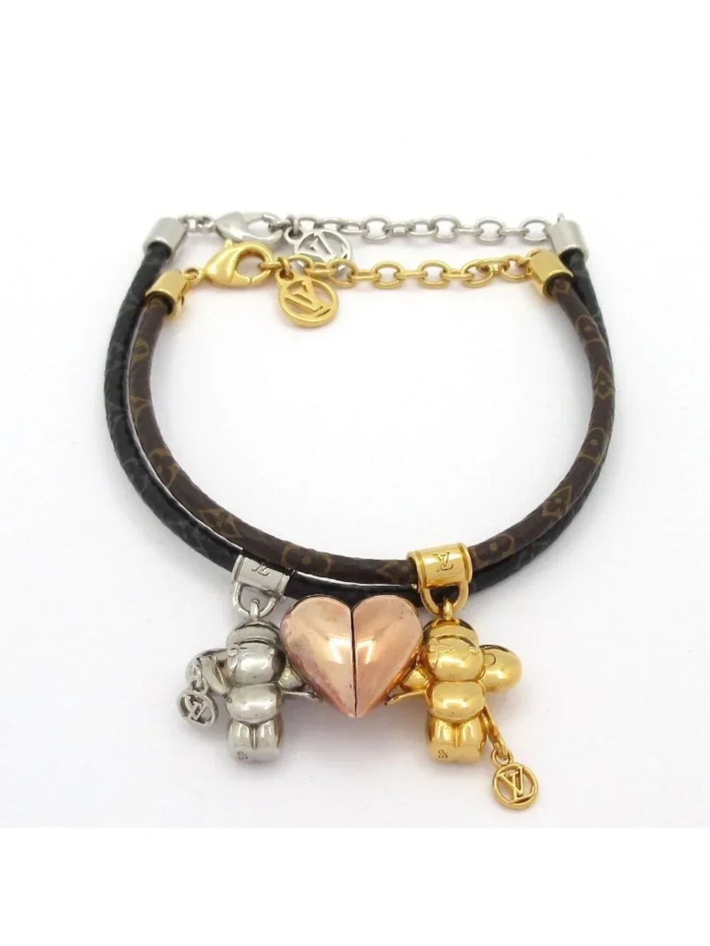 Louis Vuitton Bracelet Vivienne Amour Gold Silver